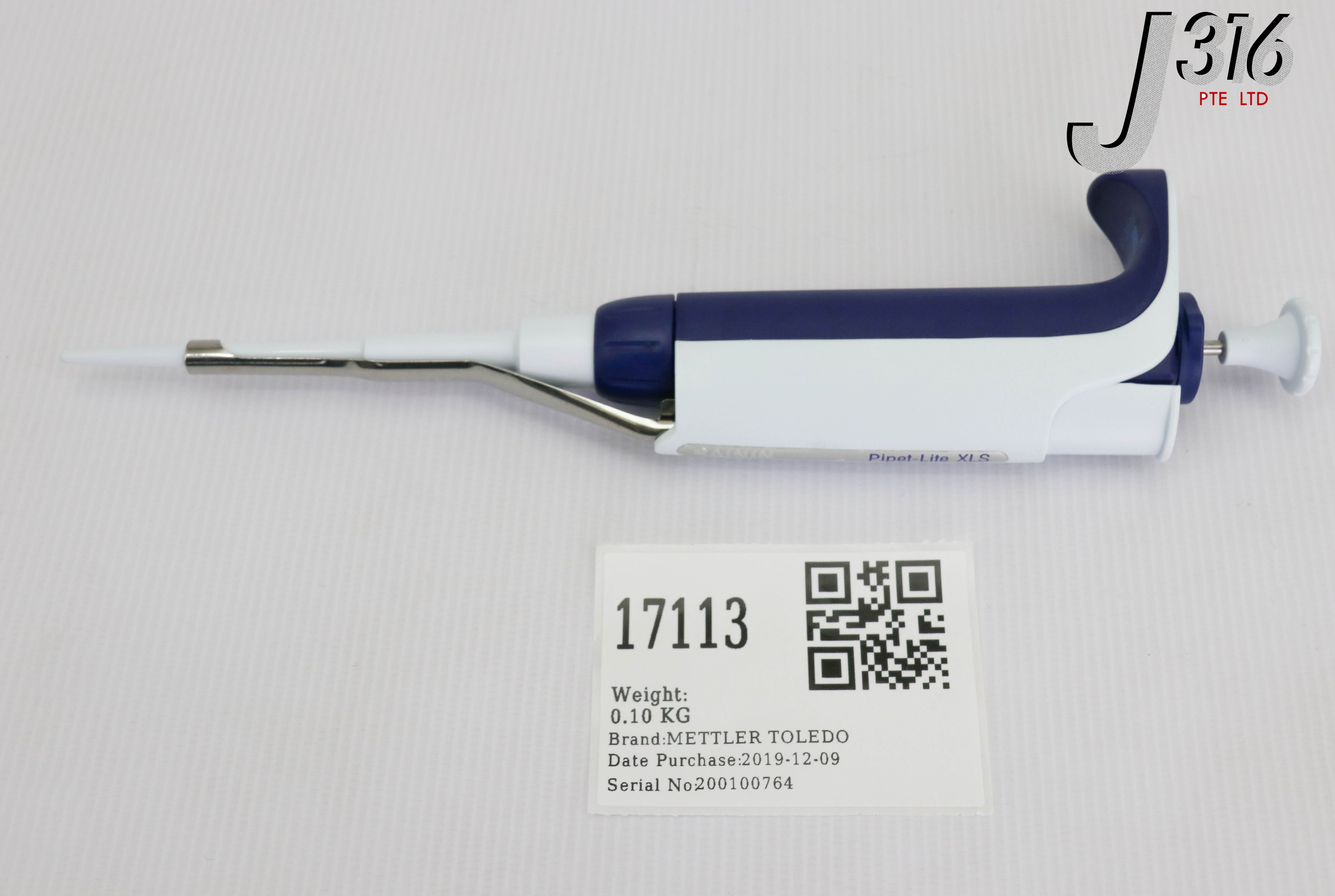 17113 RAININ PIPETLITE XLS, PIPETTE, SL20, 220UL, 17014392